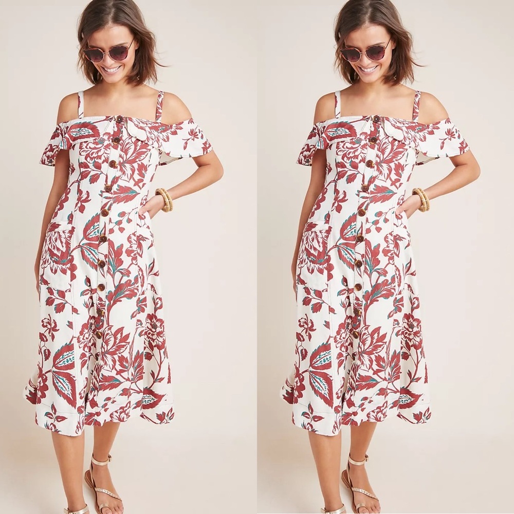 COPY - Anthropologie Oahu Midi Dress NWOT